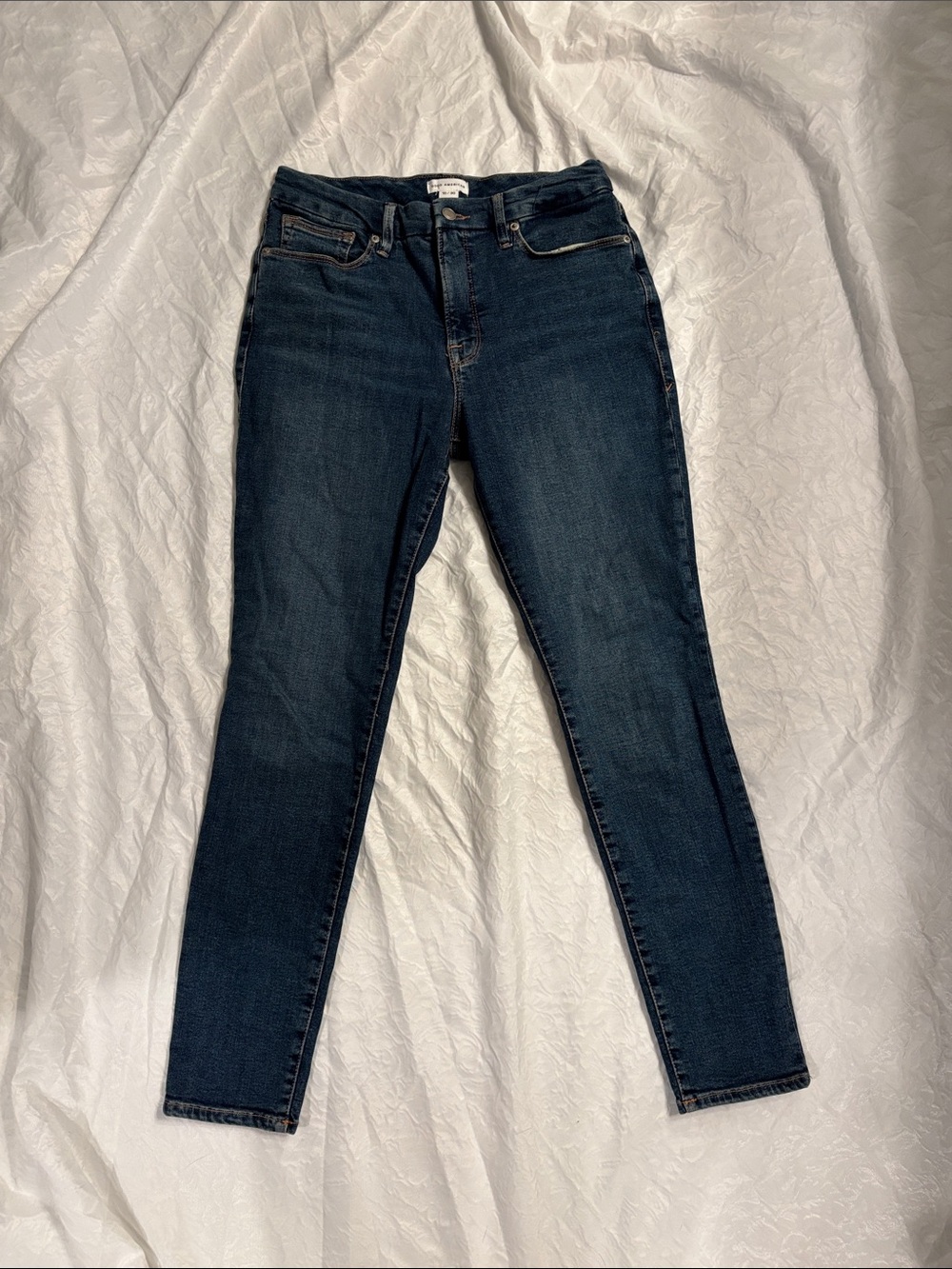 Good American Dark Indigo Skinny Jeans